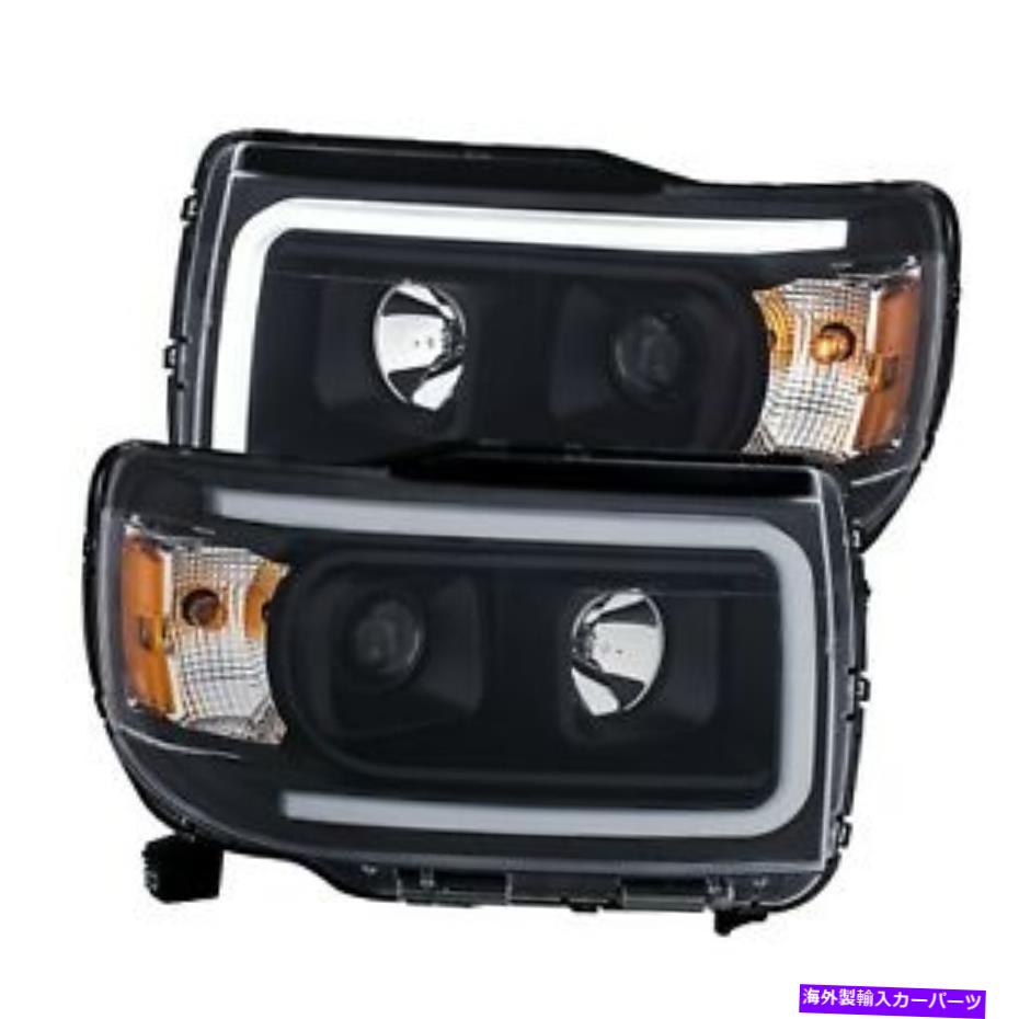 USヘッドライト アンチプロジェクターの板スタイルのヘッドライトブラックW /琥珀色15-18キャニオン ANZO PROJECTOR PLANK STYLE HEADLIGHT BLACK W/ AMBER for 15-18 Canyon【並行輸入品】｜Us Custom Parts Shop USDM