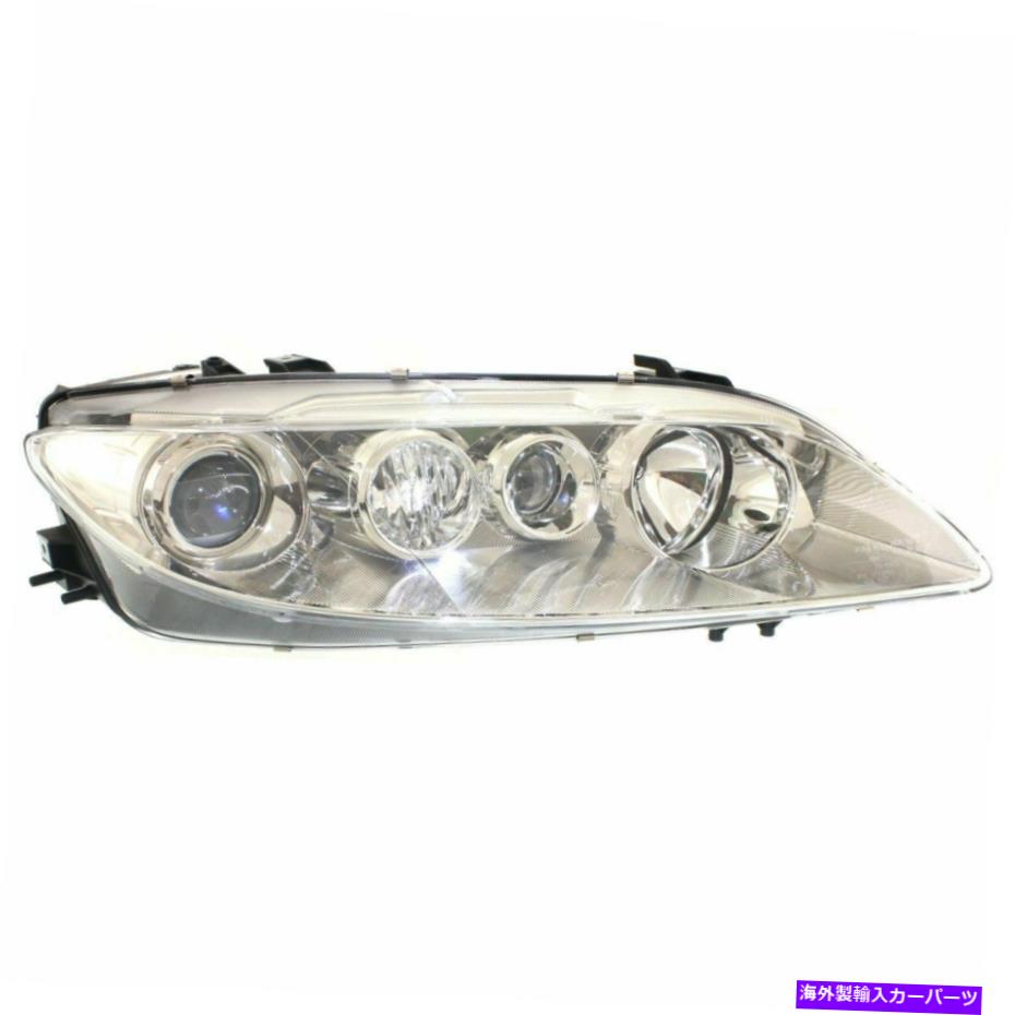 USヘッドライト 2003年から2005年のハロゲンヘッドライトMAZDA 6右標準タイプW /フォグライト Halogen Headlight For 2003-2005 Mazda 6 Right Standard Type w/ Fog Light【並行輸入品】