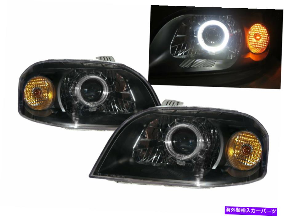 USヘッドライト Pontiac LHDのためのPontiac G3 Wave 2007-2009 Sedan CCFLプロジェクターヘッドライトブラック PONTIAC G3 Wave 2007-2009 Sedan CCFL Projector Headlight Black for PONTIAC LHD【並行輸入品】|Us Custom Parts Shop USDM