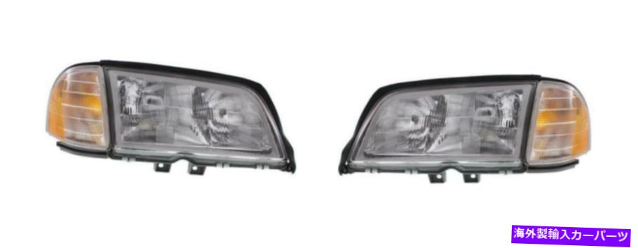 USヘッドライト Mercedes-Benz C-Class MB2503106、MB2502106のためのドライバー＆旅客ヘッドライト Driver & Passenger Headlights for Mercedes-Benz C-Class MB2503106, MB2502106【並行輸入品】