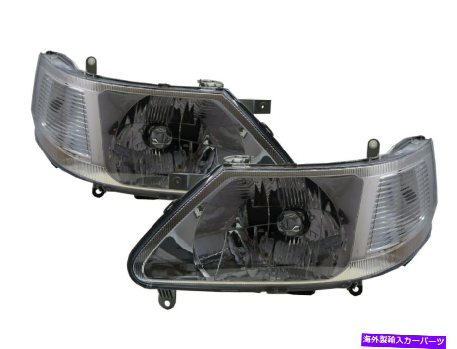 USヘッドライト SERENA / QRV C24 MK2 1999-2012 MPV 5D日産LHDのためのクリアヘッドライトクロム SERENA/QRV C24 MK2 1999-2012 MPV 5D Clear Headlight Chrome for NISSAN LHD【並行輸入品】|Us Custom Parts Shop USDM