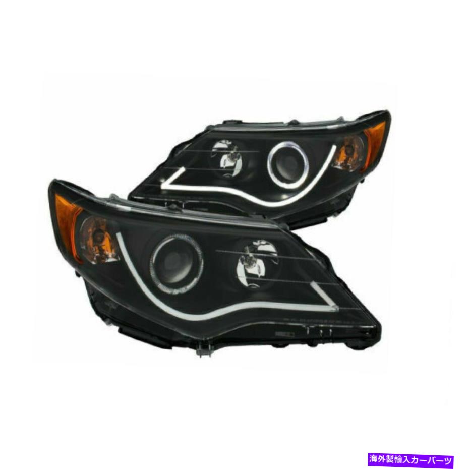 USヘッドライト Anzo 121512ブラッククリアアンバープロジェクターヘッドライト12~13トヨタカムリ Anzo 121512 Black Clear Amber Projector Headlights for 12-13 Toyota Camry【並行輸入品】｜Us Custom Parts Shop USDM