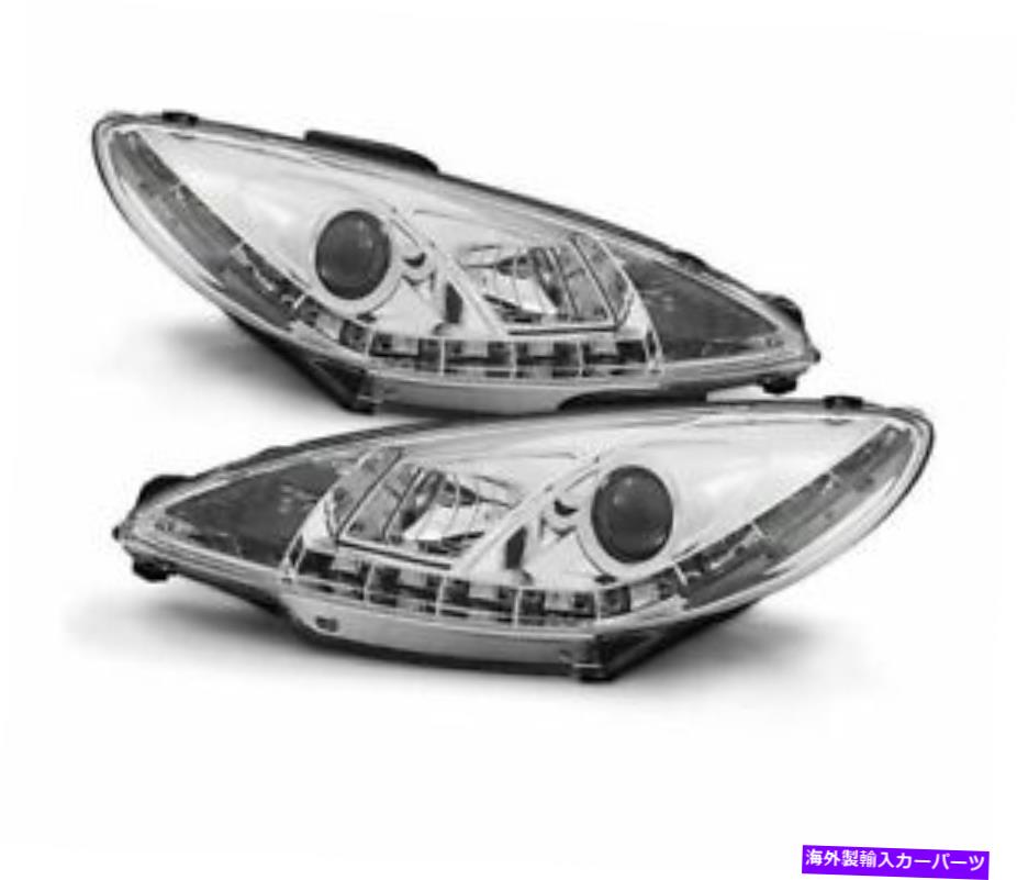 USヘッドライト ヘッドランプヘッドライトPeugeot 206 1998-2002日光クロームLHD Headlamps Headlight Peugeot 206 1998-2002 Daylight Chrome LHD【並行輸入品】｜Us Custom Parts Shop USDM