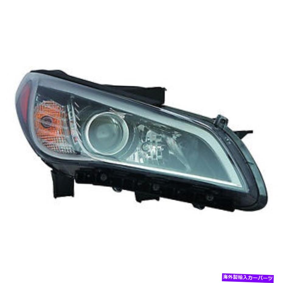 USヘッドライト 15-17ソナタ（助手席側）HY2503183C用の交換用ヘッドライトアセンブリ Replacement Headlight Assembly for 15-17 Sonata (Passenger Side) HY2503183C【並行輸入品】