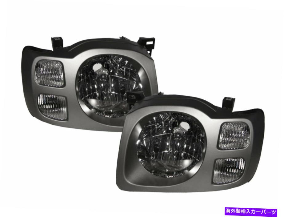 USヘッドライト Xterra WD22 MK1 02-04 FaceLift SUV 5Dクリアヘッドライトダークグレーは日産LHD Xterra WD22 MK1 02-04 FACELIFT SUV 5D Clear Headlight Dark Gray for NISSAN LHD【並行輸入品】｜Us Custom Parts Shop USDM
