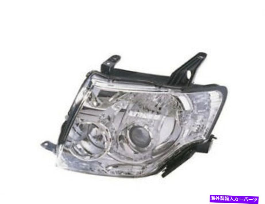 USヘッドライト 左サイドドライバMitsubishi Pajero IV V80 W V9 Wのヘッドライトフロントライト left side DRIVERS headlight front light for MITSUBISHI PAJERO IV V80 W V9 W【並行輸入品】
