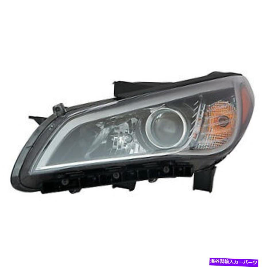 USヘッドライト 15-17 Hyundai Sonata(運転席側)HY2502183C用の交換用ヘッドライトアセンブリ Replacement Headlight Assembly for 15-17 Hyundai Sonata (Driver Side) HY2502183C【並行輸入品】