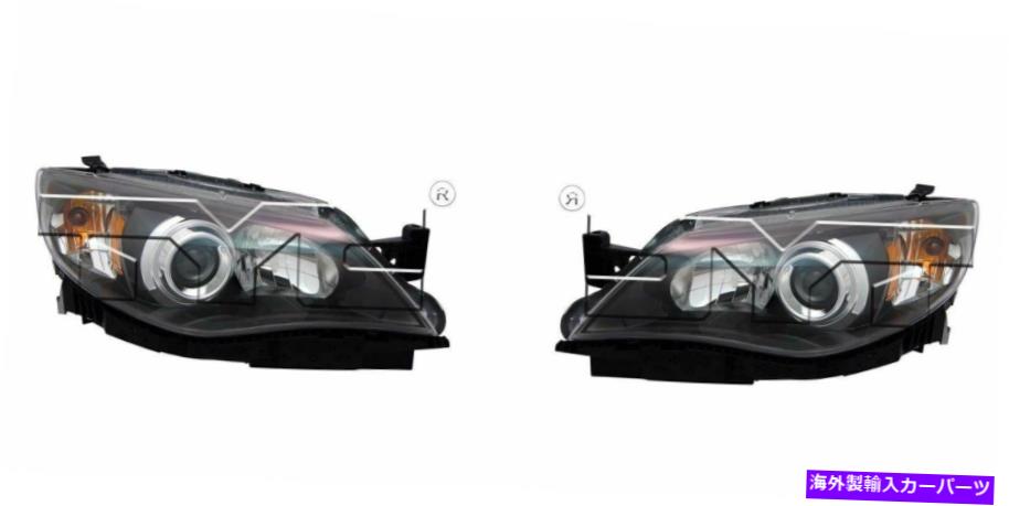 USヘッドライト 2008-2011 Subaru Imperzaヘッドライトハロゲンドライバー＆旅客サイドLH + RH For 2008-2011 Subaru Impreza Headlights Halogen Driver & Passenger Side LH+RH【並行輸入品】｜Us Custom Parts Shop USDM