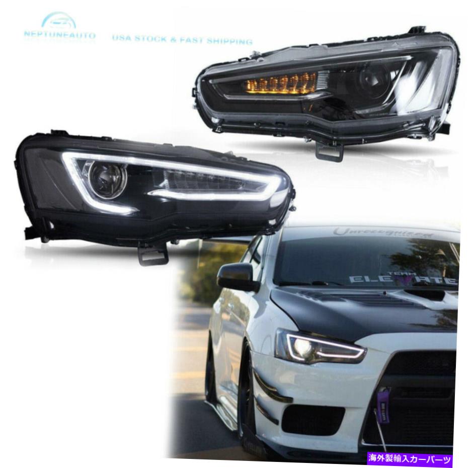 USヘッドライト 2008-17三菱ランサー/ EVO Xバイプロジェクター2.0L VLAND New Pair Headlight for 2008-17 Mitsubishi Lancer / EVO X Bi-Projector 2.0L【並行輸入品】｜Us Custom Parts Shop USDM 73,111円