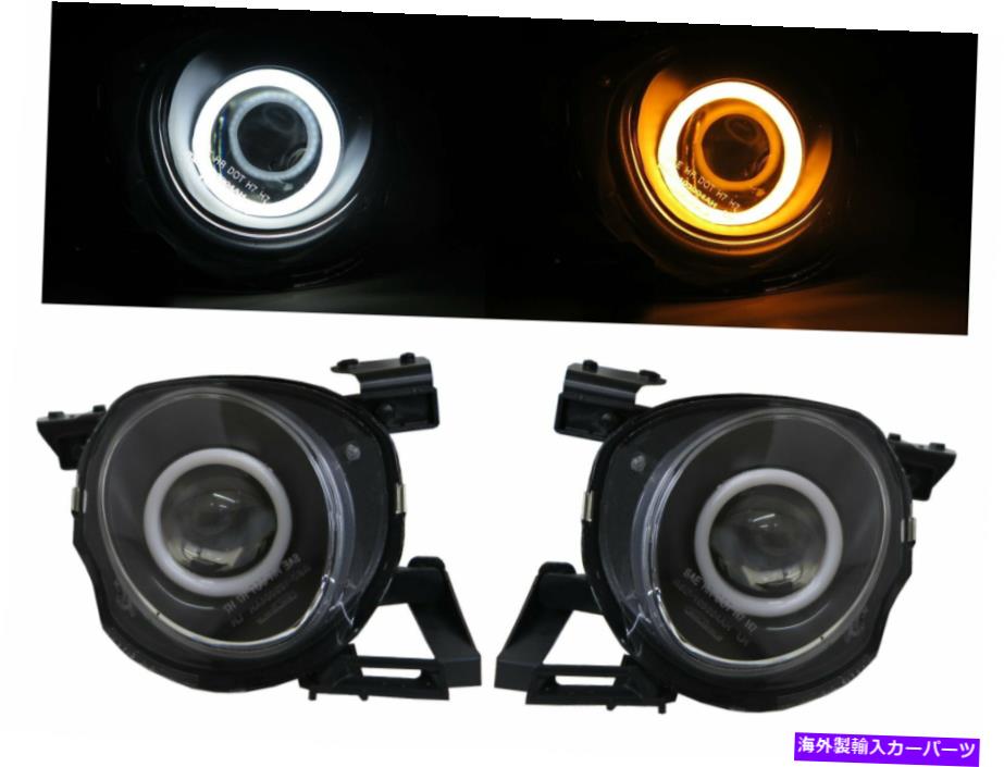 USヘッドライト Lexus用SC 300 / SC400 Z30 MK1 92-00綿HaloプロジェクターヘッドライトBK SC-seires SC300/SC400 Z30 MK1 92-00 Cotton Halo Projector Headlight BK for LEXUS【並行輸入品】