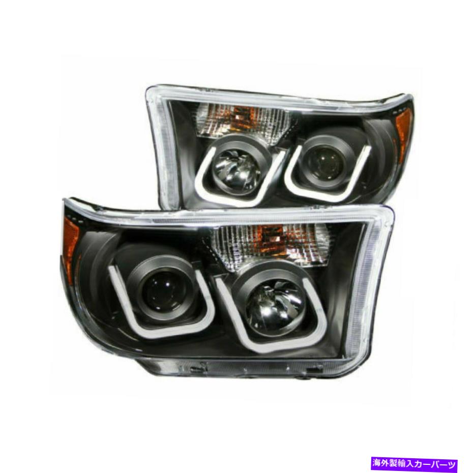 USヘッドライト Anzo 111294ブラックプロジェクターヘッドライトUバースタイル08-14トヨタセコイア Anzo 111294 Black Projector Headlights U-Bar Style for 08-14 Toyota Sequoia【並行輸入品】｜Us Custom Parts Shop USDM