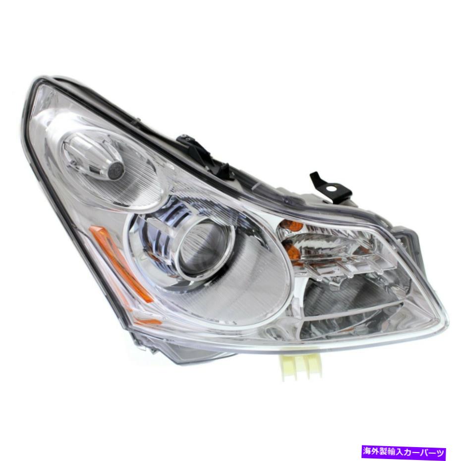 USヘッドライト 2009年infiniti G37 Sport X Journeyモデルセダン右HID電球付HID Headlight For 2009 Infiniti G37 Sport X Journey Models Sedan Right HID With Bulb【並行輸入品】