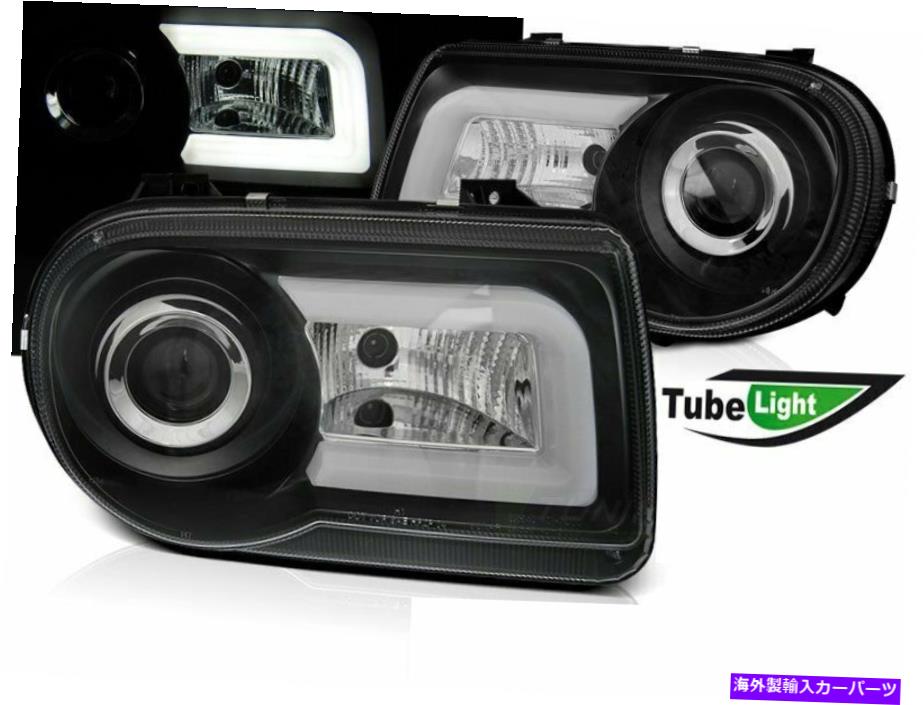 USヘッドライト Juego de Faros Chrysler 300c 2005-2010 LED LTI LITHTING STI LITH TUBE LPCH22 Juego de Faros Chrysler 300C 2005-2010 LED LTI Light Tube Inside Negro US LPCH22【並行輸入品】|Us Custom Parts Shop USDM