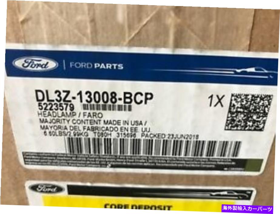 USヘッドライト 純正OEMヘッドランプアセンブリドライバー2009-14フォードF150ハロゲンクリアDL3Z13008B GENUINE OEM Headlamp Assembly Driver 2009-14 Ford F150 Halogen Clear DL3Z13008B【並行輸入品】