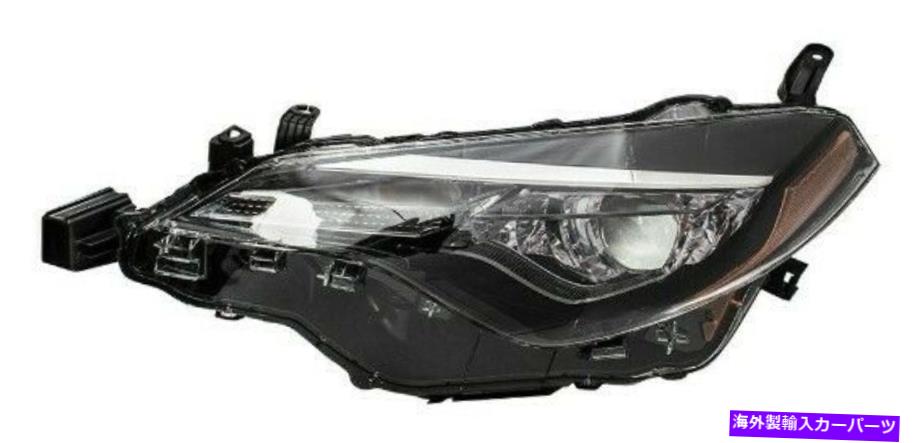 USヘッドライト 17-19トヨタカローラ8115002M70のための新しい運転手側NSFヘッドライトW / LED DRL New Driver Side NSF Headlight W/ LED DRL For 17-19 Toyota Corolla 8115002M70【並行輸入品】｜Us Custom Parts Shop USDM
