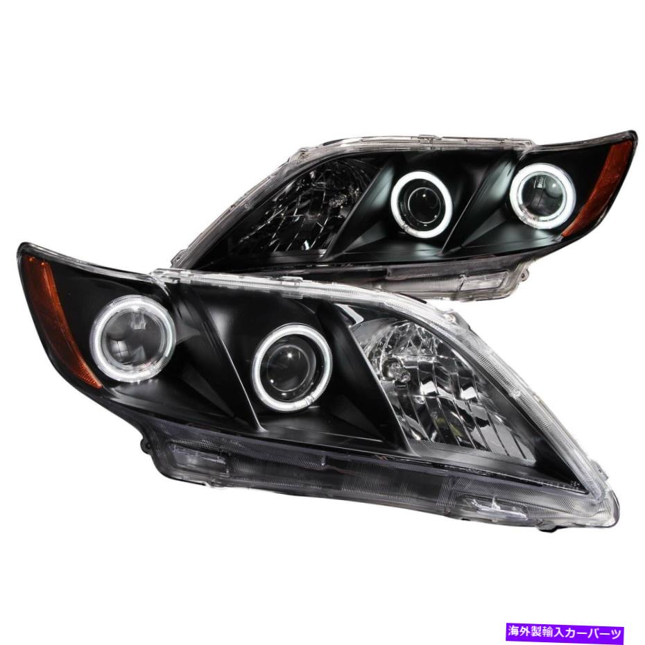 USヘッドライト Anzo USA 121181プロジェクターヘッドライトセットW / Haloフィット07-09カムリ Anzo USA 121181 Projector Headlight Set w/Halo Fits 07-09 Camry【並行輸入品】
