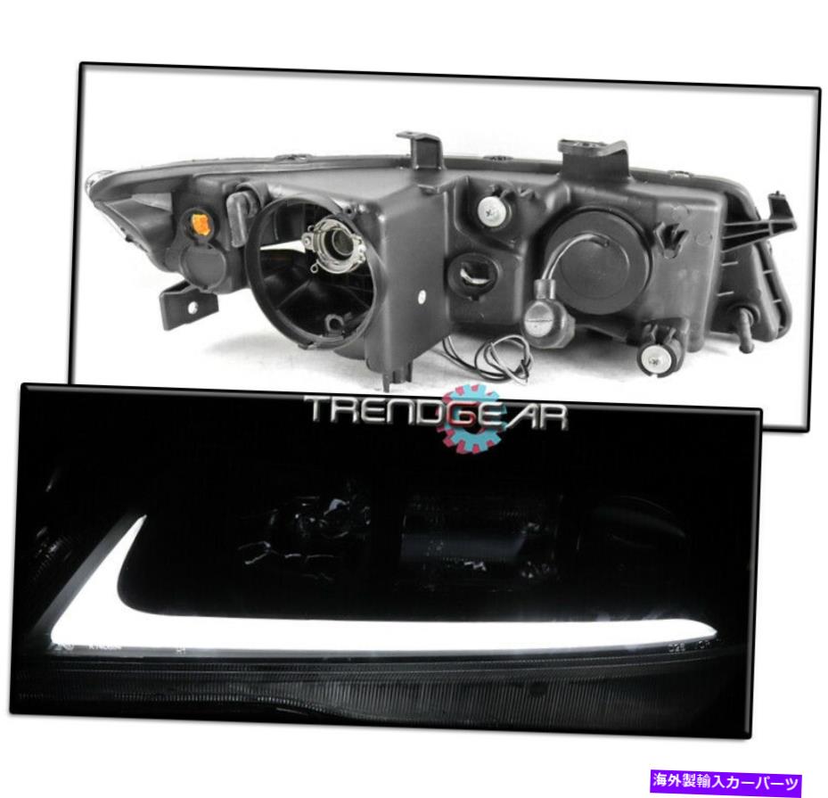 USヘッドライト 04-08 Acura TSX CL9 LEDプロジェクターブラック/スモークヘッドライトランプW / Blue DRLキット FOR 04-08 ACURA TSX CL9 LED PROJECTOR BLACK/SMOKE HEADLIGHTS LAMP W/BLUE DRL KIT【並行輸入品】|Us Custom Parts Shop USDM