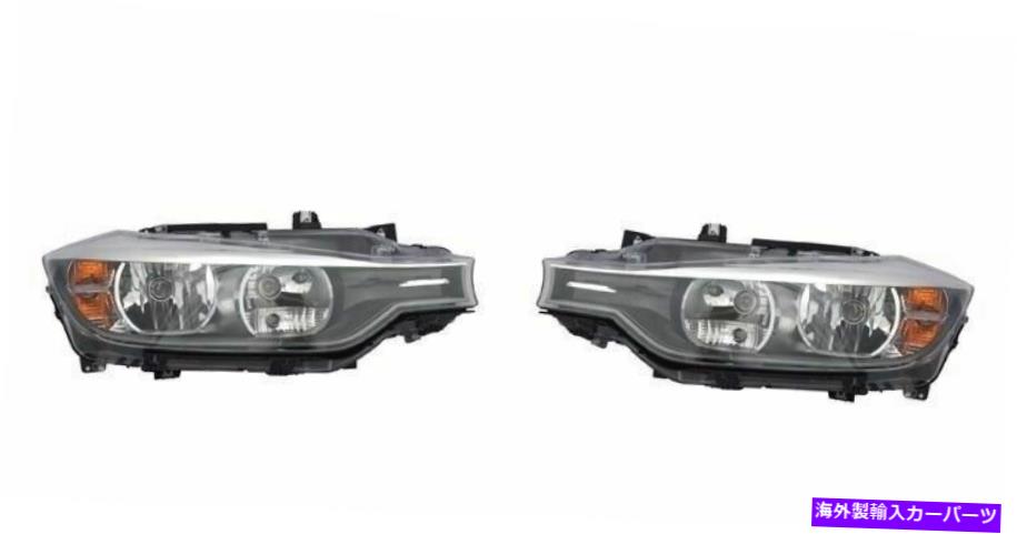 USヘッドライト 12-14 BMW 320i 328I 328I 325Iセダンのための左右のハロゲンヘッドライトペア Right and Left Halogen Headlight PAIR For 12-14 BMW 320i 328i 335i Sedan【並行輸入品】 77,879円