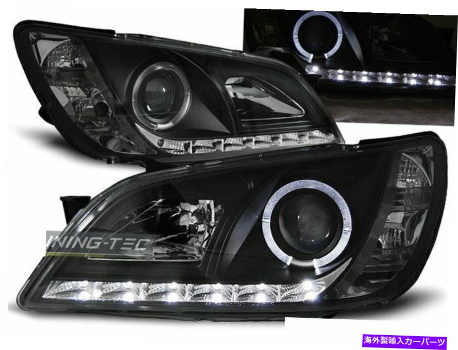 USヘッドライト ヘッドライトLED DRL Lexusは01-05日光のブラックワールドワイドFreeship US Headlights LED DRL Look for LEXUS IS 01-05 Daylight Black WorldWide FreeShip US【並行輸入品】