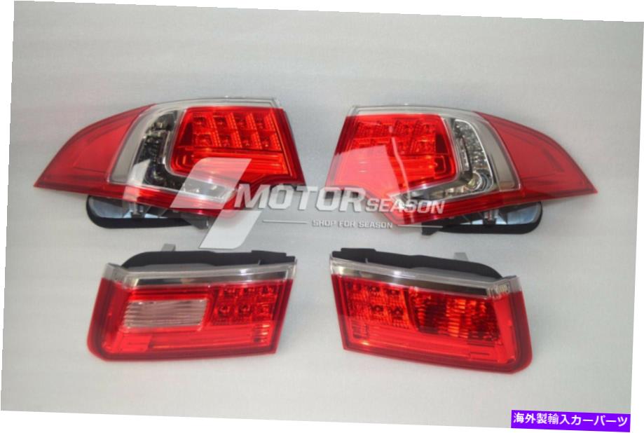 USヘッドライト ホンダアコードスピリオールユーロCU2 TSX 2008-2014純正タイプS LEDSテールライト For Honda Accord Spirior EURO CU2 TSX 2008-2014 Genuine TYPE-S LEDs Tail Lights【並行輸入品】