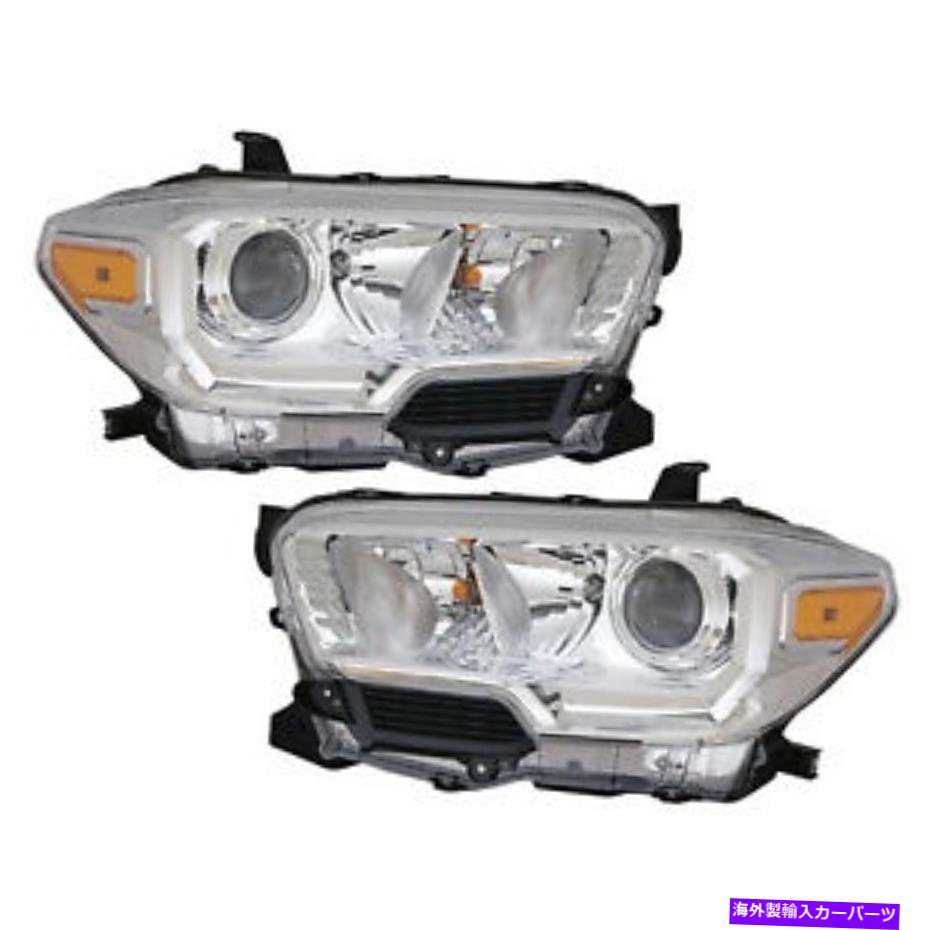 USヘッドライト ヘッドライト（W / O LED DRL＆FOG LIGHT）左右ペアカーパ - トヨタタコマ Headlights (w/o LED DRL & Fog Light) Left Right Pair CAPA For 19- Toyota Tacoma【並行輸入品】｜Us Custom Parts Shop USDM