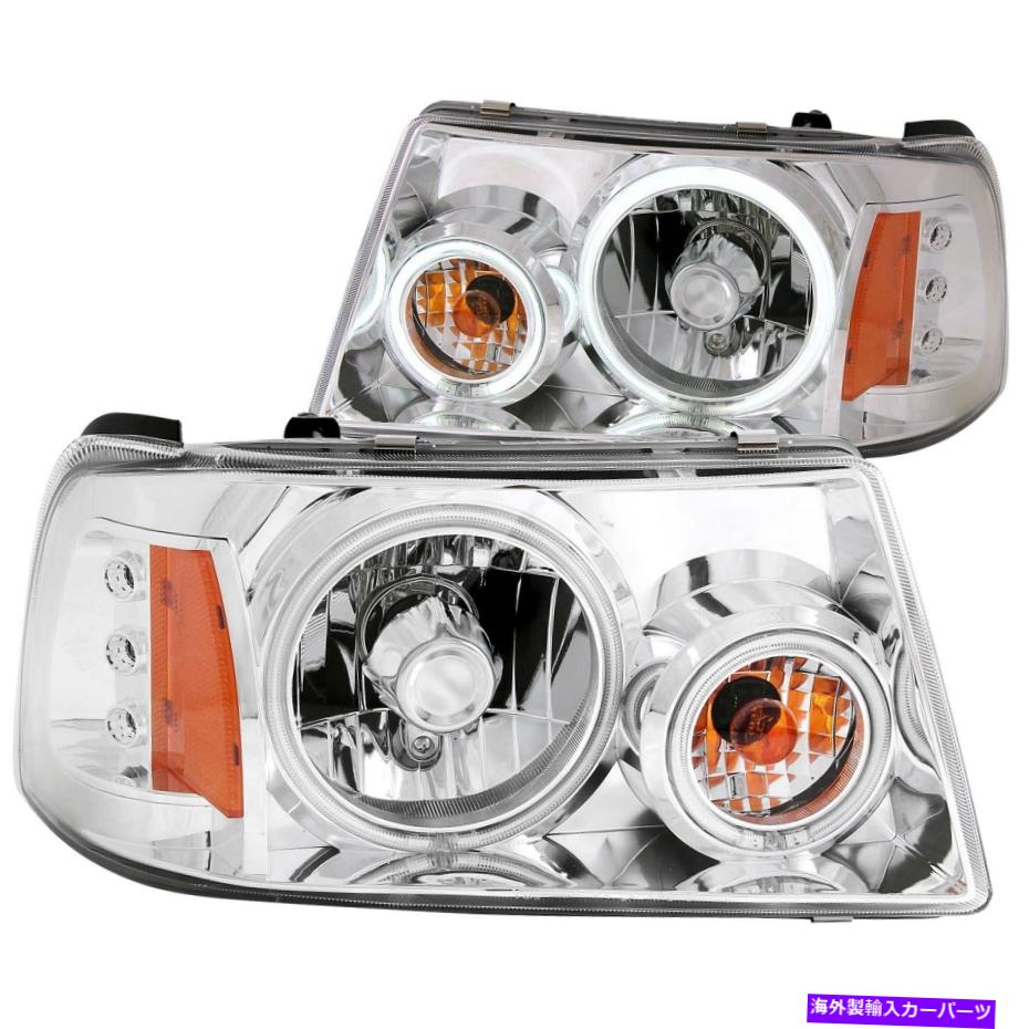 USヘッドライト Anzo USA 111151クリスタルヘッドライトセットW /ハローフィット01-11レンジャー Anzo USA 111151 Crystal Headlight Set w/Halo Fits 01-11 Ranger【並行輸入品】|Us Custom Parts Shop USDM