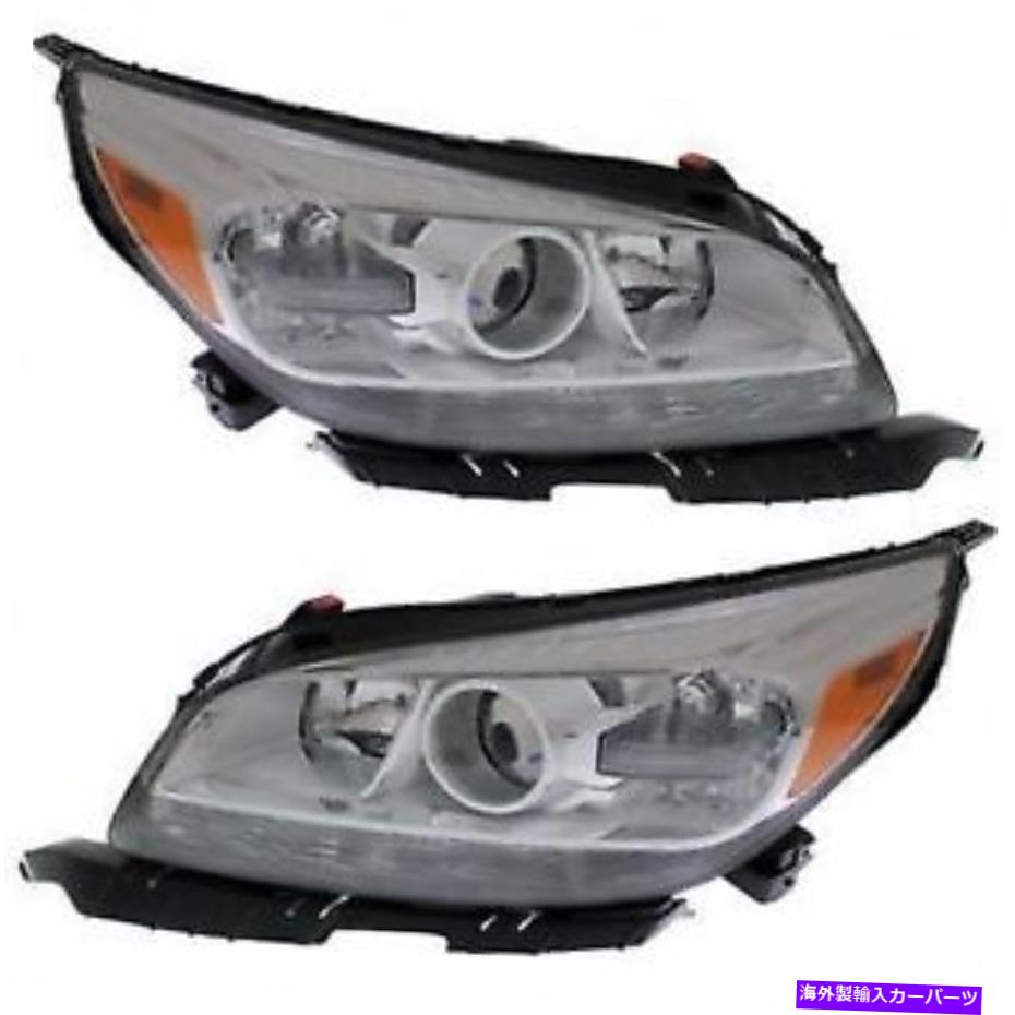 USヘッドライト 2013年から2016年のヘッドライトセットChevrolet Malibuドライバ/助手席側w / O電球 Headlight Set For 2013-2016 Chevrolet Malibu Driver/Passenger Side w/o bulb【並行輸入品】
