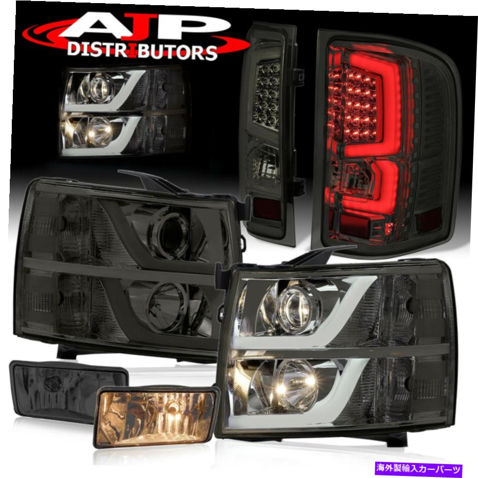 USヘッドライト プロジェクターヘッドライトすべての煙レンズテールランプ+ 2007-2013 Silveradoのための霧 Projector Head Lights All Smoke Lens Tail Lamps + Fogs For 2007-2013 Silverado【並行輸入品】｜Us Custom Parts Shop USDM