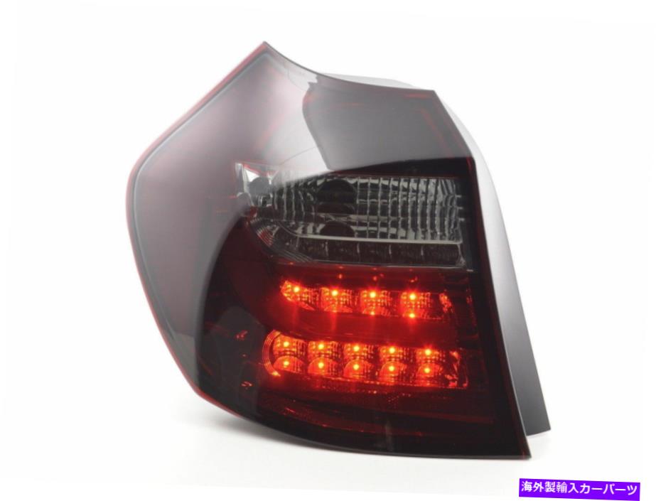 USヘッドライト BMW 1シリーズE87 E81 3/5ドアのための黒クリア仕上げLEDテールリアライト04-07 BLACK clear finish LED tail rear lights FOR BMW 1 series E87 E81 3/5 door 04-07【並行輸入品】