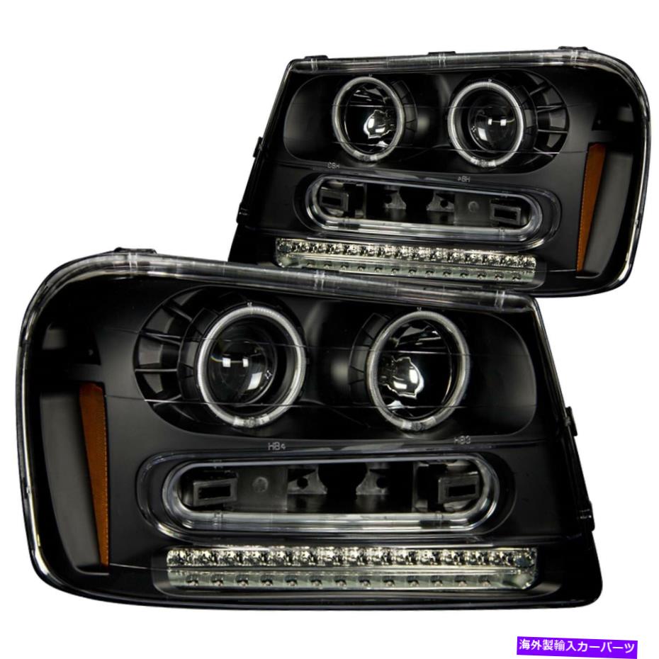 USヘッドライト ANZO USA 111127プロジェクターヘッドライトセットW / HaloフィットTrailblazer Trailblazer Ext Anzo USA 111127 Projector Headlight Set w/Halo Fits Trailblazer Trailblazer EXT【並行輸入品】