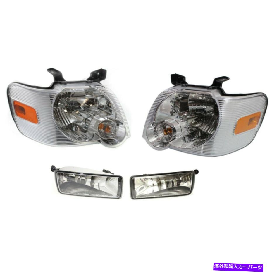 USヘッドライト Explorer LH＆RH Ford Sport Trac 2007-2010のための自動ライトキット左右のキット Auto Light Kit Left-and-Right for Explorer LH & RH Ford Sport Trac 2007-2010【並行輸入品】