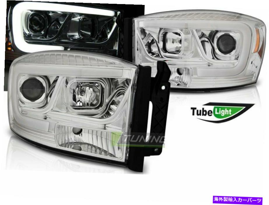 USヘッドライト Projektorlyslys Dodge Ram 06-08チューブライトクロームチューニングLPDO17WN Xino US Projektorlyslys DODGE RAM 06-08 Tube Light Chrome TUNING LPDO17WN XINO US【並行輸入品】|Us Custom Parts Shop USDM