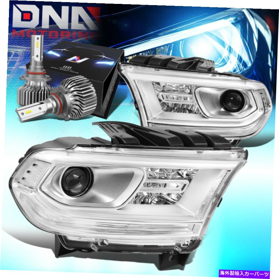 USヘッドライト 2014-2020 Dudge Durango LEDサイドプロジェクターHeaglight W / LEDスリムスタイルクロム FOR 2014-2020 DODGE DURANGO LED SIDE PROJECTOR HEAGLIGHT W/LED SLIM STYLE CHROME【並行輸入品】｜Us Custom Parts Shop USDM