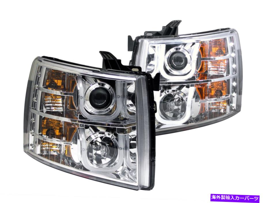 USヘッドライト Anzo 111282 2007-2013シボレーSilverado 1500 Projector heafor Dlights W / U ANZO 111282 2007-2013 Chevrolet Silverado 1500 Projector Heafor DLights w/ U【並行輸入品】｜Us Custom Parts Shop USDM