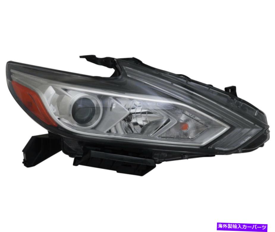 USヘッドライト 2016-2018日産アルティマのためのハロゲンヘッドライトアセンブリChrome Rh Rh Rh Halogen Headlight Assembly Chrome RH Passenger Side for 2016-2018 Nissan Altima【並行輸入品】