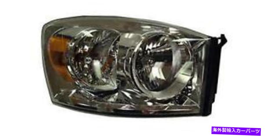 USヘッドライト 右側のヘッドランプの組み合わせはDodge P / U 1500 07-08に合います。 2500/3500 07-09（OE） Right Hand Headlamp Combination Fits Dodge P/U 1500 07-08; 2500/3500 07-09 (Oe)【並行輸入品】｜Us Custom Parts Shop USDM
