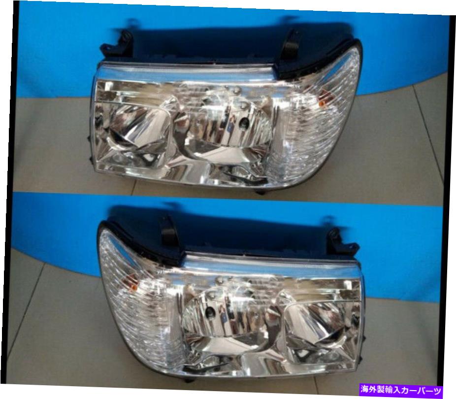 USヘッドライト トヨタランドクルーザーFJ100 LC100 4700 2006-2007用フロントバンパーヘッドライトランプ Front Bumper Headlight Lamp For Toyota Land Cruiser FJ100 Lc100 4700 2006-2007【並行輸入品】