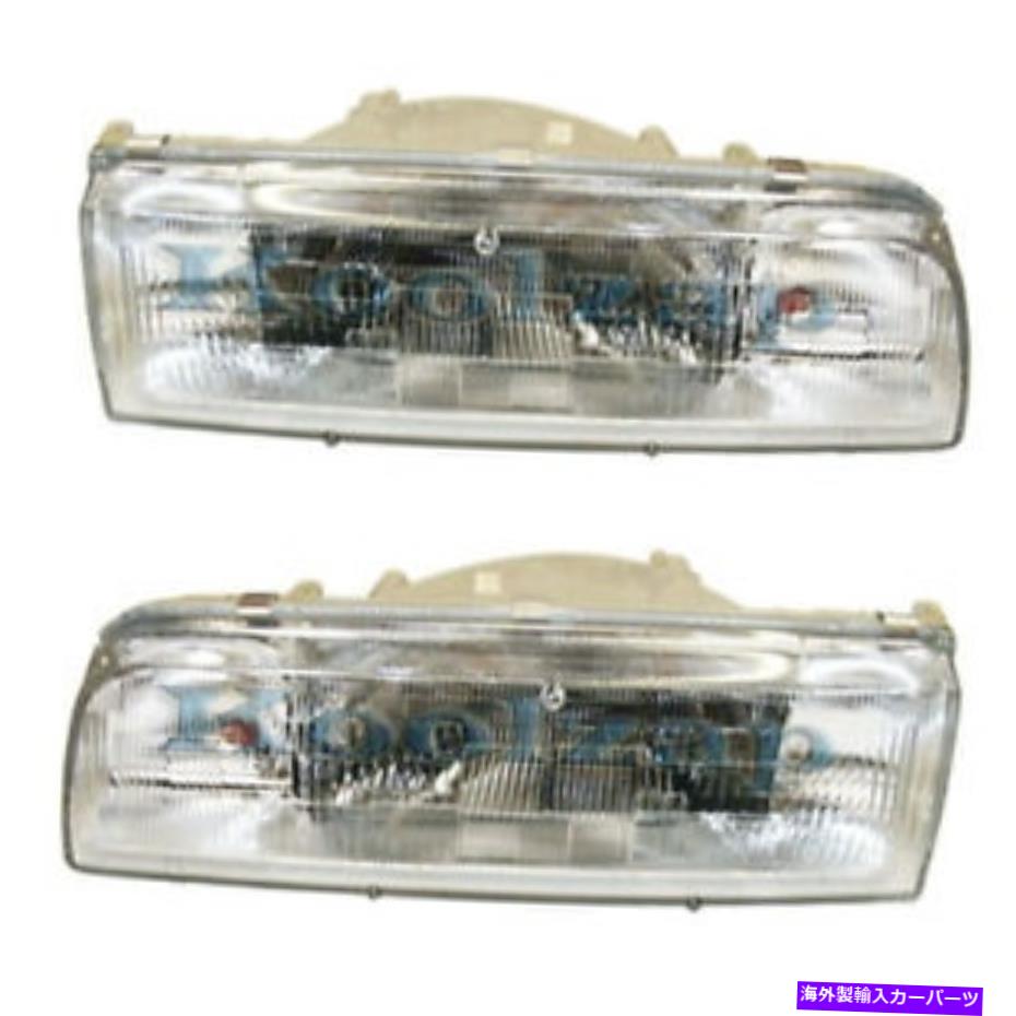 USヘッドライト 88-92マツダ626ヘッドライトヘッドランプヘッドライトランプ左右サイドセットペア 88-92 Mazda 626 Headlight Headlamp Head Light Lamp Left & Right Side Set PAIR【並行輸入品】
