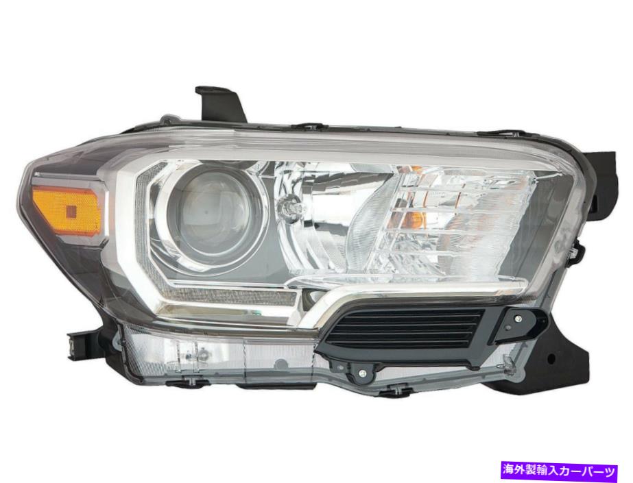 USヘッドライト Head Light 2016-2020 LED DRLのフォグランプの通客の右RHが付いているタコマピックアップ For Head Light 2016-2020 Tacoma Pickup with LED DRL Fog Lamps Passenger Right RH【並行輸入品】｜Us Custom Parts Shop USDM