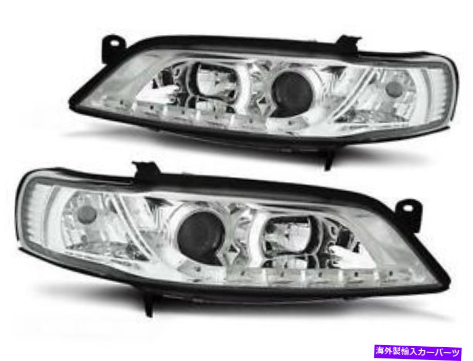 USヘッドライト ChromeクリアのOpel Vectra B 99-02のための昼間のランニングライトヘッドライトセット Daytime running light headlight set FOR Opel Vectra B 99-02 in chrome clear【並行輸入品】｜Us Custom Parts Shop USDM