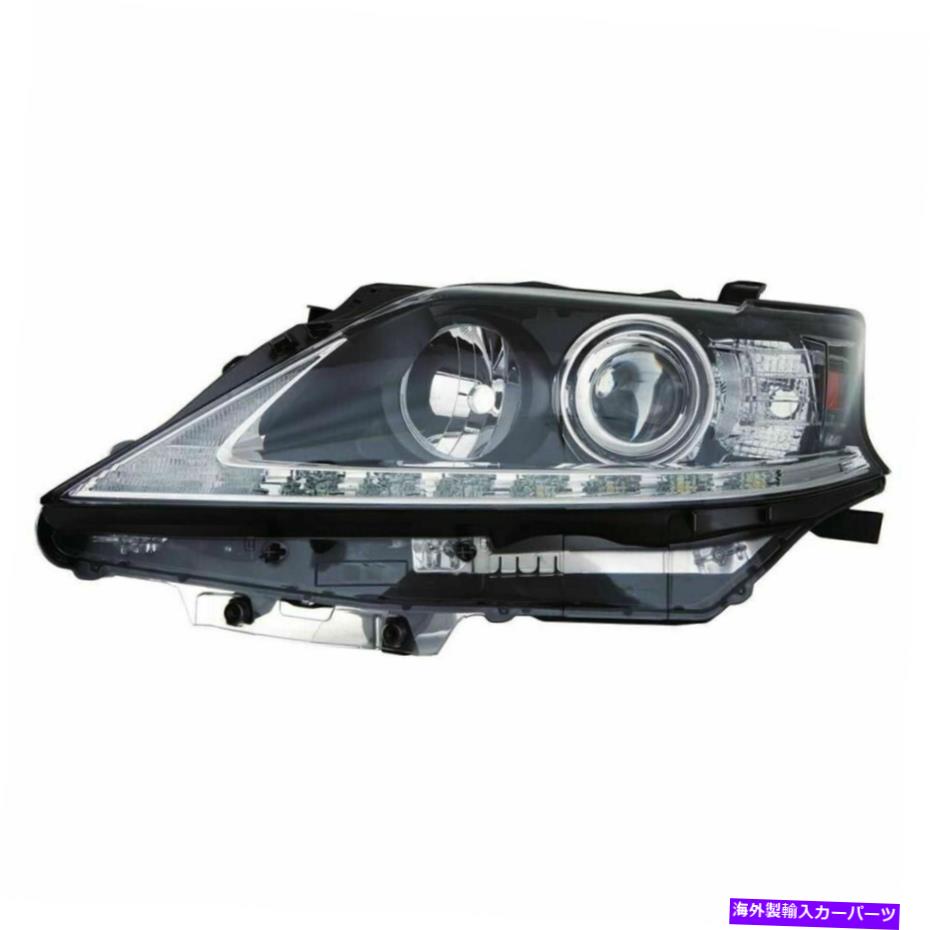 USヘッドライト 左LHヘッドランプレンズ/ハウジングハロゲンジャパン製舗装2013年2015年LEXUS RX350 Left LH Headlamp Lens/Housing Halogen Japan Built fits 2013 2015 Lexus RX350【並行輸入品】