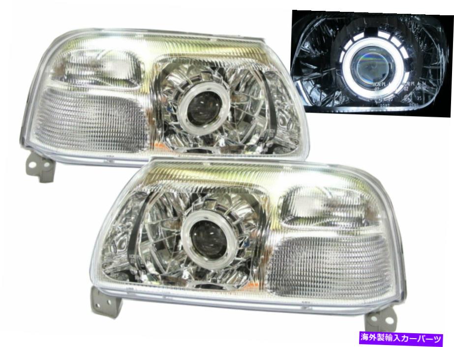 USヘッドライト 鈴木LHDのためのGrand Vitara FT / GT MK2 98-05 SUV CCFLプロジェクターヘッドライトクロム Grand Vitara FT/GT MK2 98-05 SUV CCFL Projector Headlight Chrome for SUZUKI LHD【並行輸入品】