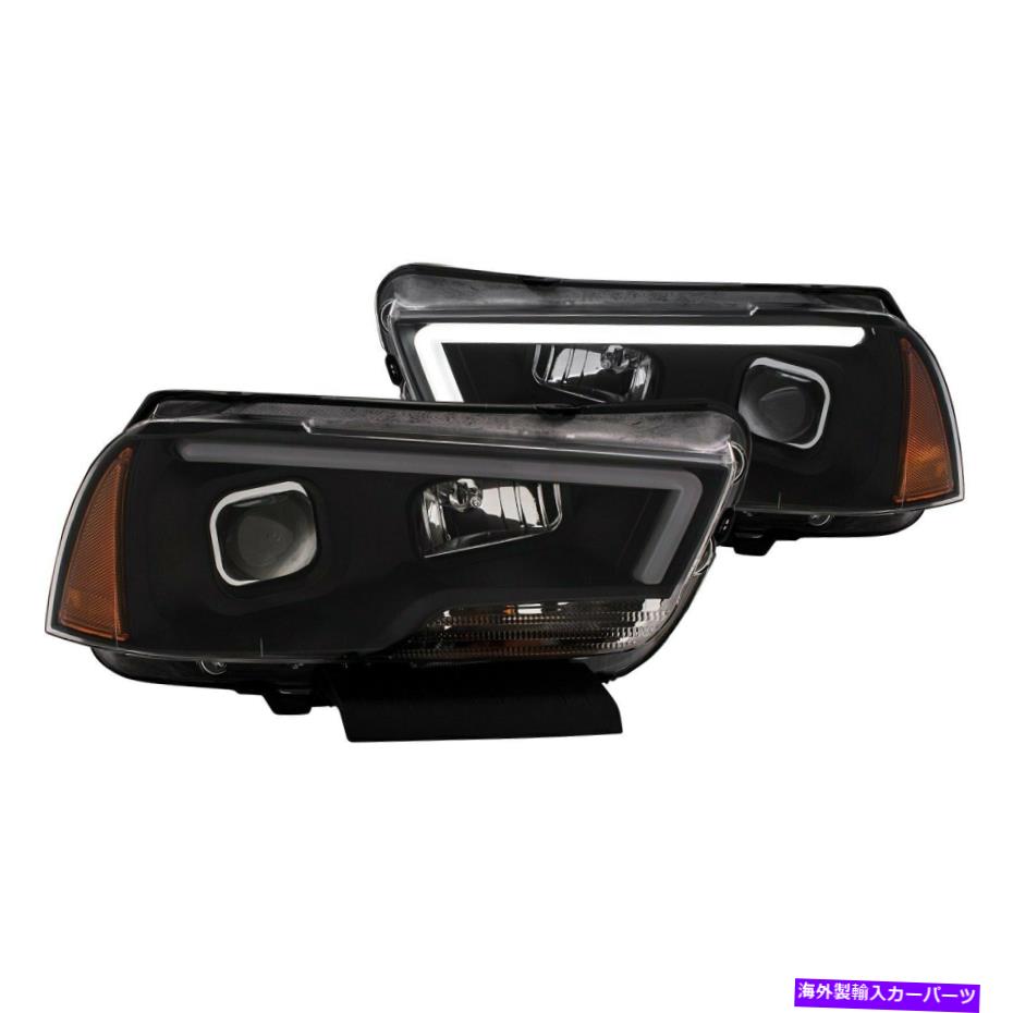 USヘッドライト 11-14 Dodge Charger 121524のためのアナゾ高品質のU-BARプロジェクターヘッドライトセット Anzo High Quality U-Bar Projector Headlights Set for 11-14 Dodge Charger 121524【並行輸入品】