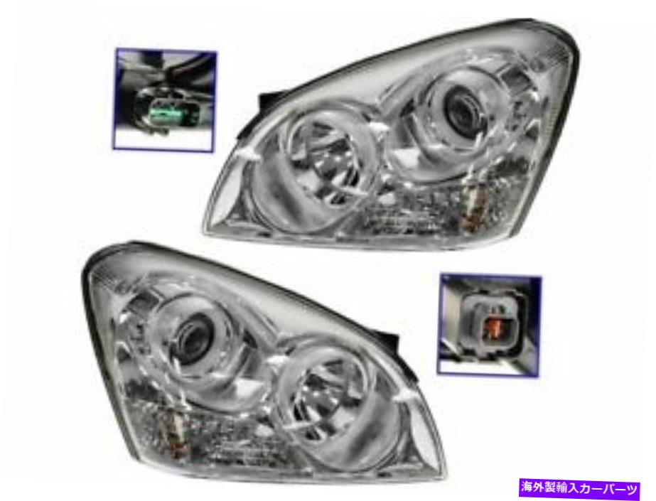 USヘッドライト HeadlightアセンブリKia Optima 2007 2008用D655TMを設定します Headlight Assembly Set D655TM for Kia Optima 2007 2008【並行輸入品】