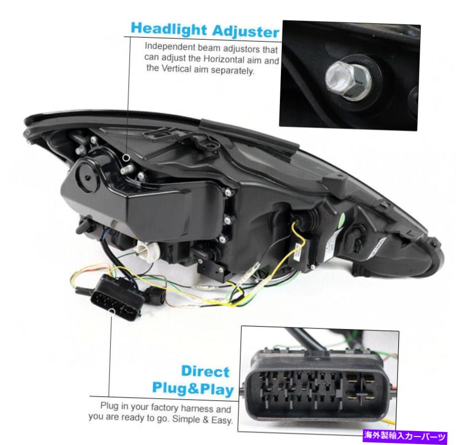 USヘッドライト 06-10 LEXUS IS250 IS350 LEDストリップハロゲンプロジェクターヘッドライトヘッドランプブラック For 06-10 Lexus IS250 IS350 LED Strip Halogen Projector Headlight Headlamp Black【並行輸入品】｜Us Custom Parts Shop USDM