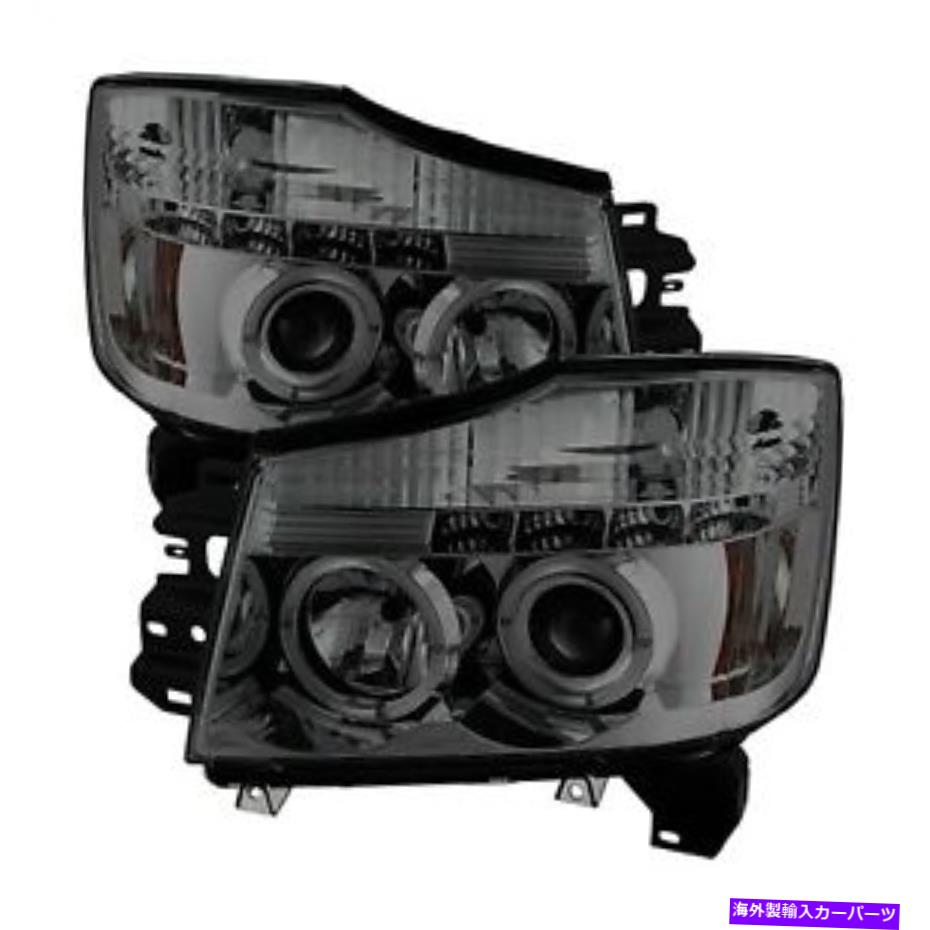 USヘッドライト Spyder Auto 5033963 Halo LEDプロジェクターのヘッドライト Spyder Auto 5033963 Halo LED Projector Headlights【並行輸入品】