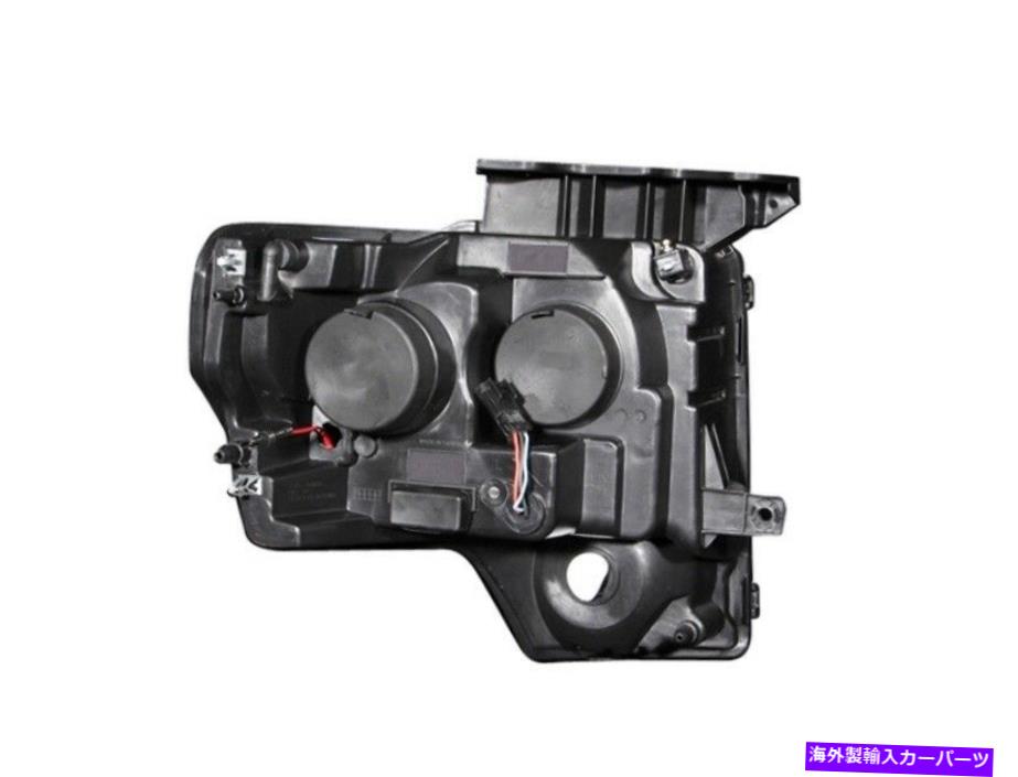 USヘッドライト 2009-2014 Ford F-150のためのアナゾプロジェクターヘッドライトW / U-BARブラック ANZO Projector Headlights w/ U-Bar Black for a 2009-2014 Ford F-150【並行輸入品】 78,673円