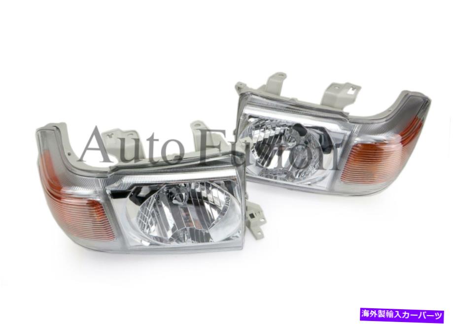USヘッドライト Toyota Landcruiser vdj70シリーズ（2007年 - 順）のヘッドライトペア Headlights Pair For Toyota Landcruiser VDJ70 Series (2007 - Onwards)【並行輸入品】