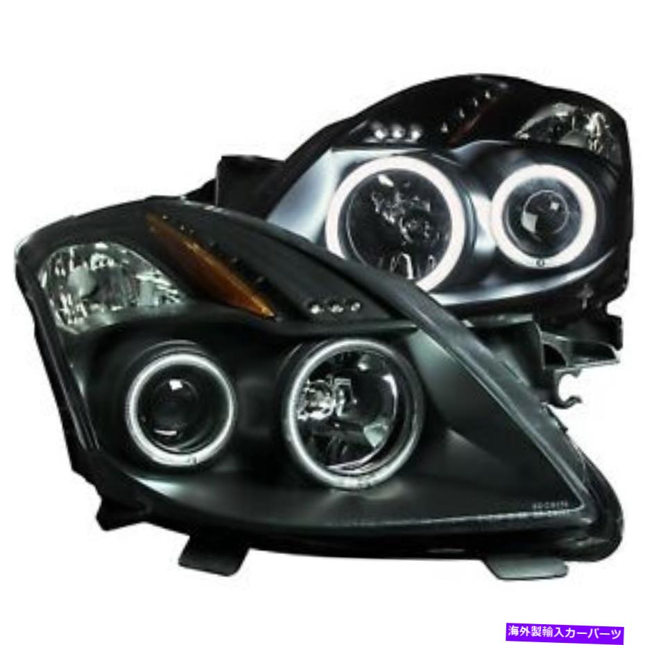 USヘッドライト Anzoプロジェクターヘッドライトブラッククリア（SMD LED）は08-09 Altima Coupe ANZO PROJECTOR HEADLIGHTS BLACK CLEAR (SMD LED) for 08-09 Altima Coupe【並行輸入品】｜Us Custom Parts Shop USDM