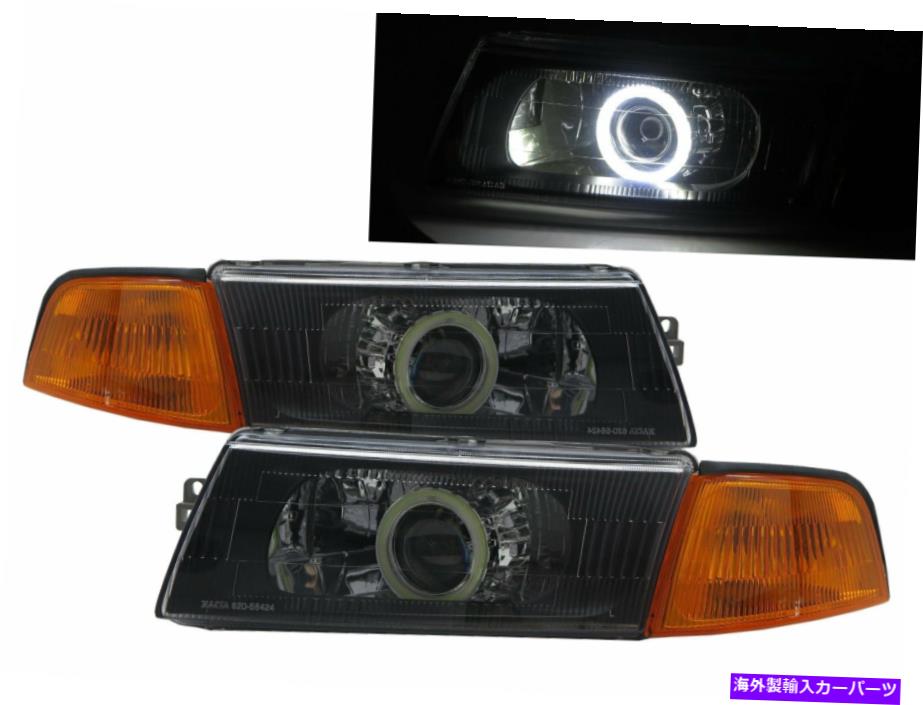 USヘッドライト 三菱LHDのためのLancer Evolution 5 98-99 4D COBプロジェクターヘッドライトブラックV2 LANCER EVOLUTION 5 98-99 4D COB Projector Headlight Black V2 for Mitsubishi LHD【並行輸入品】｜Us Custom Parts Shop USDM